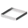 DE BUYER cercle carré perforé inox - inox - diametre : 20 cm - hauteur : 2 cm