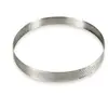 De buyer industries 3099.10 cercle à tarte perforé à bord droit en inox rond