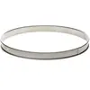 Cercle à tarte bord roulé 28 cm en inox - De Buyer - Argent - Inox