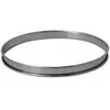 DE BUYER Cercle à tarte perforé bord roulé 28 cm en inox - - Argent - Inox