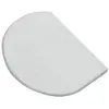 De Buyer - Raclette coupe pâte ronde en polyéthylène - 15 x 11 cm -, Blanc