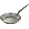 De Buyer - Poêle à frire "Coupe Lyonnaise" en acier CARBONE PLUS - Diamètre 28 cm -, Gris