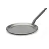De Buyer - Poêle à crêpes en acier CARBONE PLUS - Diamètre 24 cm -, Blanc
