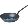 De Buyer Poêle à frire 28 cm la lyonnaise en tôle d'acier bleuie - - Noir - Métal