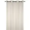 Lovely Casa Homemaison - Rideau occultant uni 210gr/m2 Ecru 140x280 cm