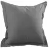 Lovely Casa Taie D'oreiller Unie En Coton 65 x 65 cm