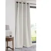 Lovely Casa Rideau occultant à oeillets uni polyester NOTTE - Ecru - 135x250cm