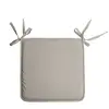Lovely Casa Galette de chaise unie aux multiples couleurs Beige 38x38 cm