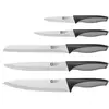 Lou Laguiole - Set 5 couteaux de cuisine Advantage noir/gris OS