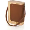 Yao - Bloc en bois d'hévéa pour 5 couteaux de cuisine Sabatier Trompette