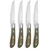 Amefa Achille Bois de pakka - Coffret de 4 couteaux steak