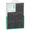 Schneider Lot de 5 prises 2P+T (avec plaque) Odace - Anthracite
