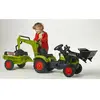 Falk - Tractopelle enfant avec excavatrice et remorque Claas