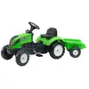 FALK Tracteur à pédales à enfourcher Country Farmer Vert
