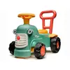 ETS Falquet & Cie Porteur Tracteur Avec Barre D'aide À La Marche Ergonomique Vert Vintage