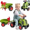 Falk / Falquet Porteur tracteur avec remorque Claas : Vert