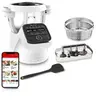 Moulinex - Robot cuiseur multifonctions 3l 1550w blanc/gris hf80db10