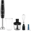 Pied mixeur Moulinex Infiny Force avec 4 accessoires DD944810 1000 W Noir
