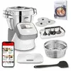 Robot cuiseur Moulinex I-Companion Touch XL HF938E00 1550 W Blanc et Argent