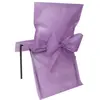 Santex Housses de chaise X10 Lilas avec noeud Tissu no 