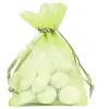 SANTEX Sac de 10 sachets Organza pour dragées Vert
