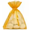 10 sacs organza 7.5x10cm jaune - Coloris : Jaune246200000002