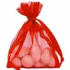 10 SACS ORGANZA 7.5X10CM ROUGE
