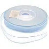 Ruban 20m à BORDS satinés (12mm) - bleu pâle