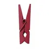 Sachet de 24 MINI-Pinces en bois, Bordeaux