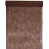 Chemin de table chocolat 10 m de longueur taille unique
