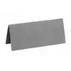 Marque-place en carton SANTEX - 10 pièces - 3 x 7 cm - Gris