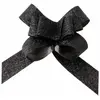 10 noeuds flower pailletés noir 14 mm - Coloris : Noir355700140018