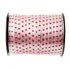 Bobine Bolduc Coeur de 7,5mm x  mètres, blanc