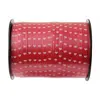 Bobine Bolduc Coeur de 7,5mm x  mètres, rouge