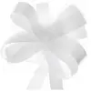 Sachet de 5 noeuds automatiques tulle blanc