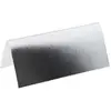 Sachet de 10 marque places rectangle métallisés, Argent brillant