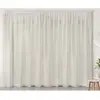 Pas de marque Voilage Blanc en Galon Fronceur - 420 x 240 cm - Blanc