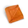 Linder Plaid Cocoon Doux en Polyester Coloris Orange en 130x180cm