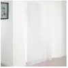 Voilage - LINDER - Imitation lin - Blanc - 145x260 cm - Galon fronceur