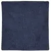 LINDER Housse de coussin passepoilée  - Effet velours (60x60 cm - Bleu Foncé)