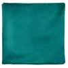 Housse de Coussin - Effet Satiné Vert emeraude 45x45 cm