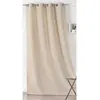 HOME MAISON Rideau Oeillets Toile extérieure beige 135x240cm