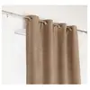 LINDER Rideau occultant isolant (140 x H260 cm) Alaska Beige