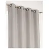 Linder Rideau d'ameublement 100% occultant - Gris clair - 140 x 240 cm