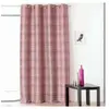 LINDER Rideau aspect shantung avec oeillet (145x250 cm - Rouge)