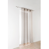 LINDER Voilage - HOME MAISON - Sable - 140 x 240 cm -  illets - Aspect lin - Intérieur