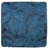 LINDER Housse de coussin esprit jungle tropicale (40x40 cm - Bleu)