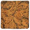 LINDER Housse de coussin esprit jungle tropicale (40x40 cm - Marron Clair)