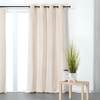 LINDER Voilage Pur Lin - 145x260cm - Ecru