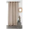 LINDER Rideau tamisant et naturel en 100% lin naturel 145x260 cm